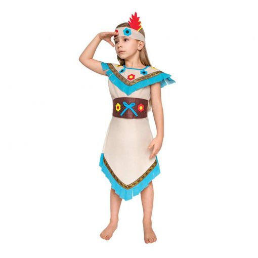 Picture of INDIAN COSTUME WITH BELT, HEADBAND 9-10 YEARS